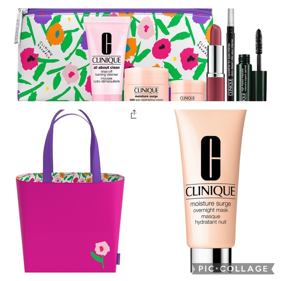 Clinique Other - Clinique Beauty Bundle: 1 large tote bag, 1 makeup case and 11 products!